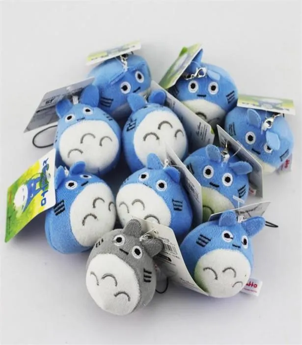 10 pz / lotto Il mio vicino Totoro Pendenti in peluche Cinghia per telefono Bambole morbide per regalo per bambini 214F3354070