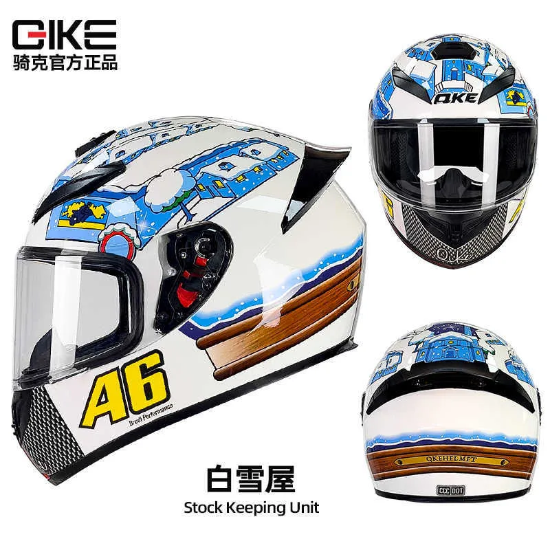 Casques Moto AGV Moto Design Confort Agv Flagship Store Knight Casque Intégral Homme Sécurité Moto Quatre Saisons Hiver Bluetooth KSM5