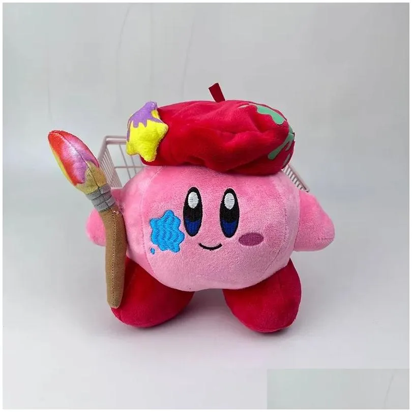 Fyllda plyschdjur grossistprodukter målare kirby p leksaker barn spel lekkamrater semester gåvor rum ornament dropp leverans dh74o