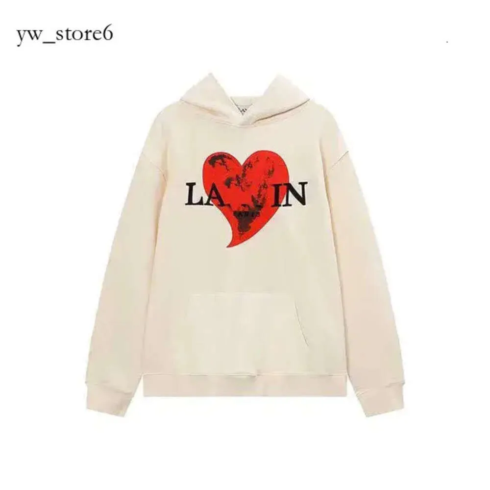 Lanvin Men's Hoodies Sweatshirts Lanvin Hoodie Sweatshirts Designer Sweater Mens and Womens Sweatshirt Letter Spot Printed Lanvins Shoe 3106