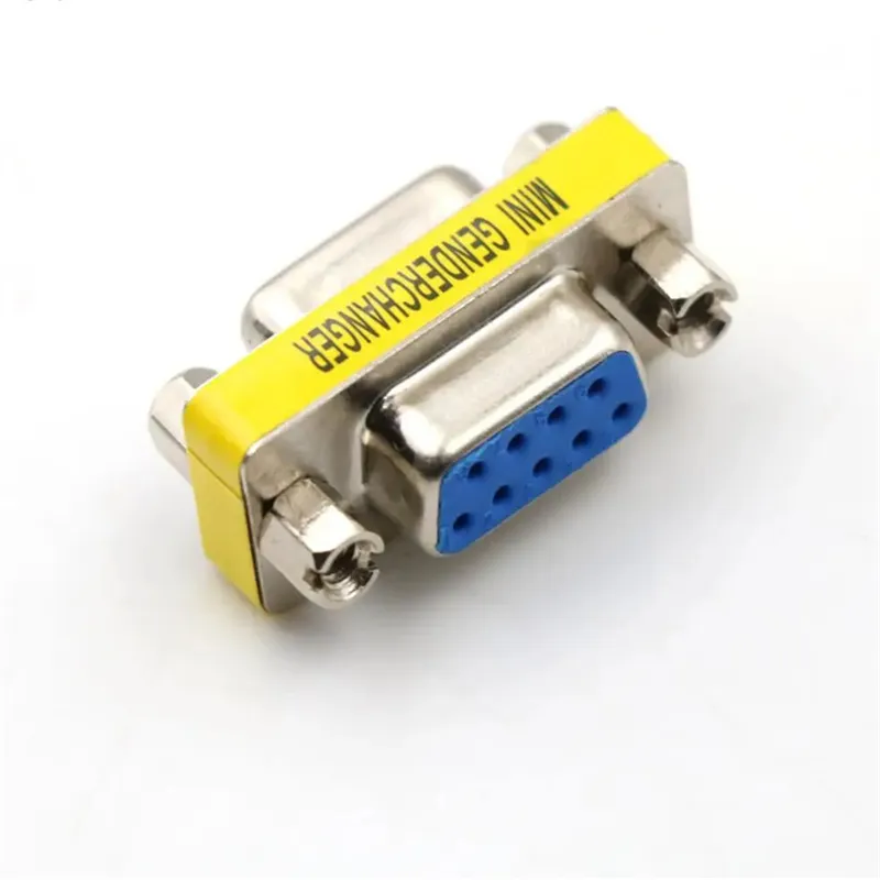 DB9 male female adapter 9-pin RS232 serial port COM port pure copper