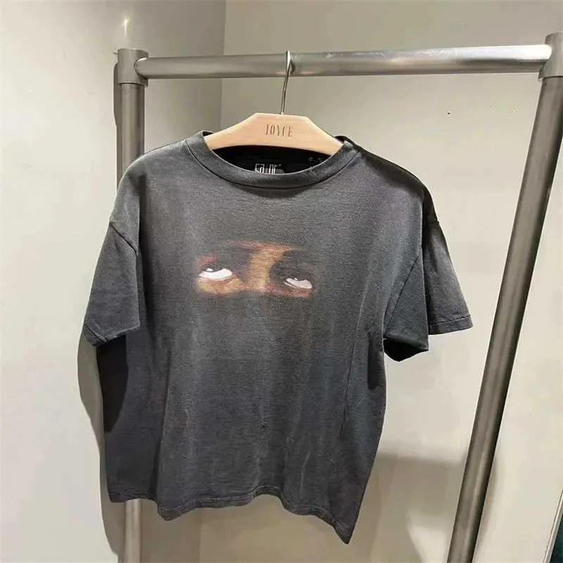 DHgate.com:Mens Washed Black Saint Michael T-Shirt, High