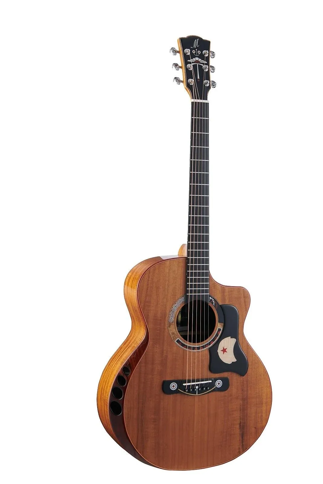 Merida Venus Solid Koa Top Grand Concert Cutaway Akustikgitarrenhals