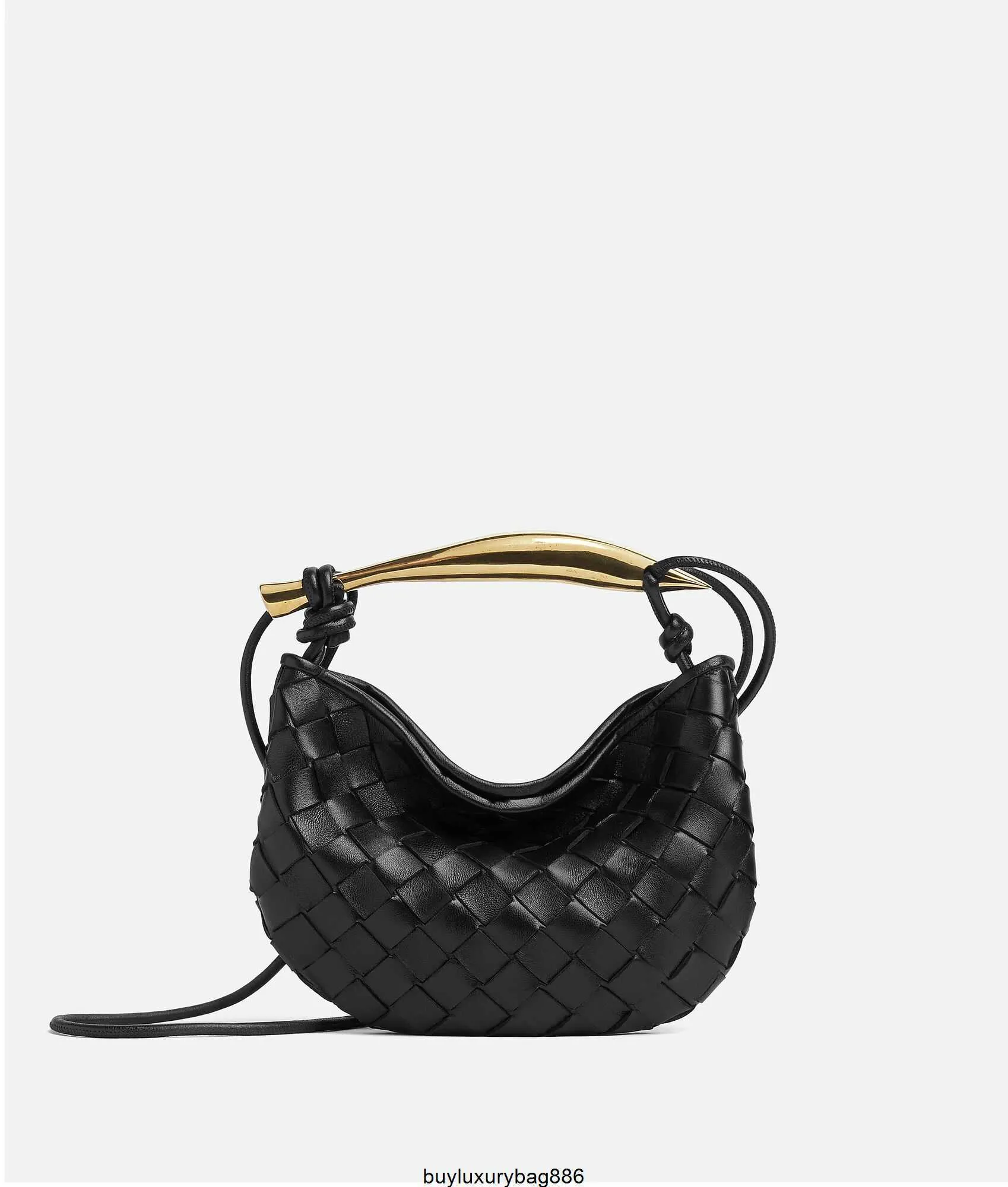 Botteg Venetas Sardine Tas Zwarte Dames Designer Handtas Nieuwe Sardine Geweven Sardine Tas Mini Premium Leren Damestas Eén Schouder Cross Body Net Rode Handtas HBA1