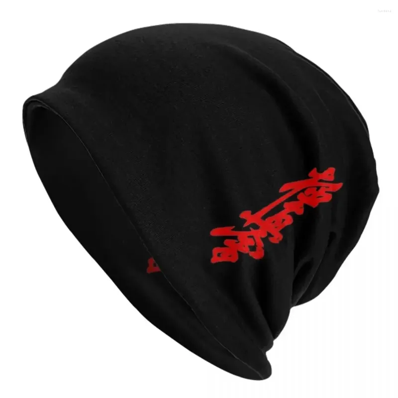 Berets Cool Kyokushin Karate Bonnet Hat Knitting Hats Men Women Hip Hop Unisex Martial Arts Warm Winter Skullies Beanies Caps