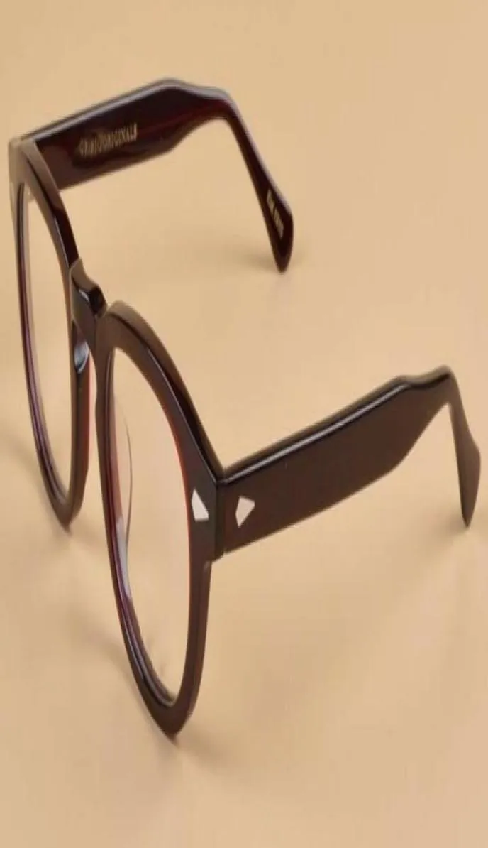 Verres entiers johnny depp lunettes myopie lunettes rétro oculos de grau hommes et femmes myopie lunettes frames1142581