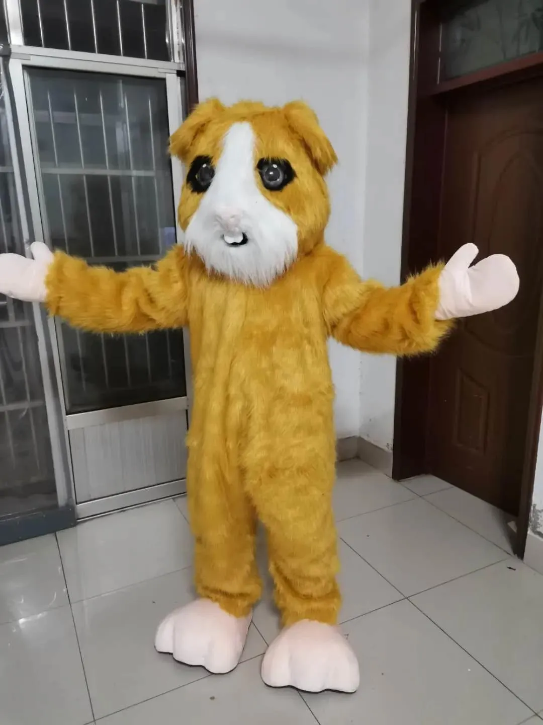 Costumes cochon d'inde pour fête personnage de dessin animé ours polaire mascotte Costumes à vendre livraison gratuite support personnalisation