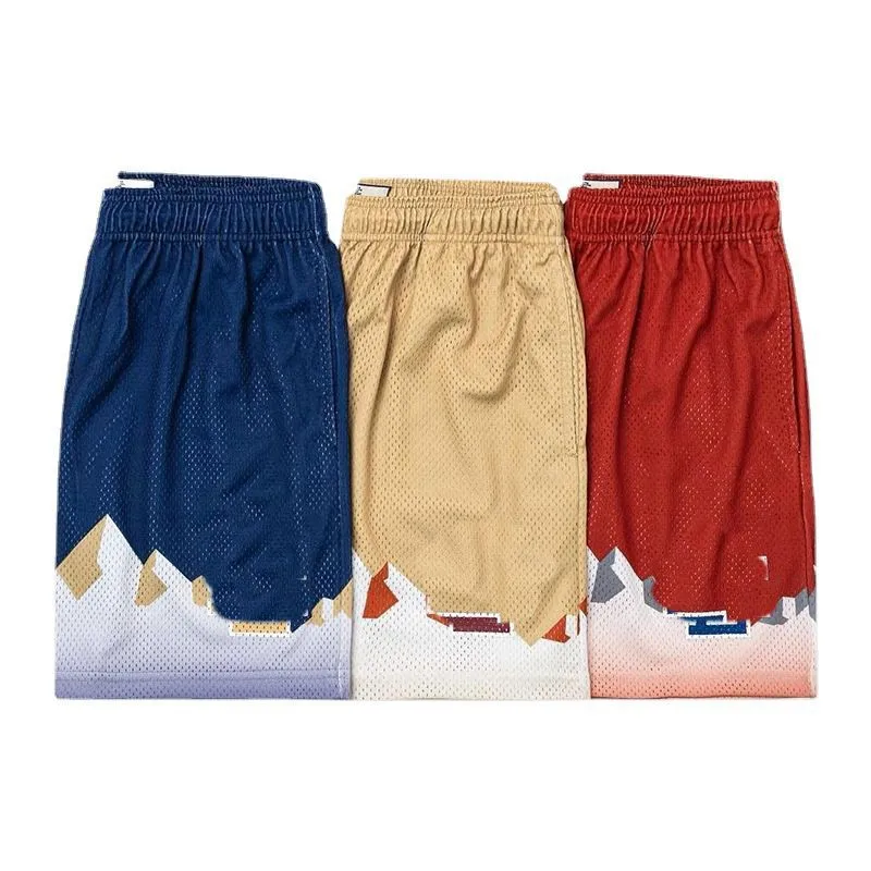 Shorts Designer Men's Luxury Casual High Quality Shorts Mesh Breathable Elastic Waist Drawstring Pocket Pattern Printed Beach Pants Quick Drying Shorts Summer 367