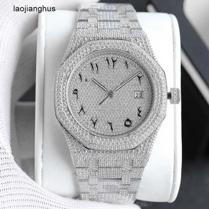 Luxe Audemar Pigue Montre Ap Diamant Montres Automatique Mouvement Mécanique Designer 41mm Saphir Étanche En Acier Inoxydable 904l Hommes Bracelet Bus