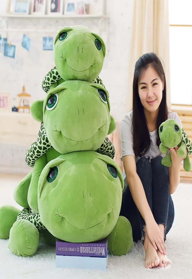 Riesentier Schildkröte Plüschtier Große süße Cartoon Schildkröte Stofftiere Kissen für Kinder Geschenk Dekoration 100 cm 120 cm 150 cm DY53613275