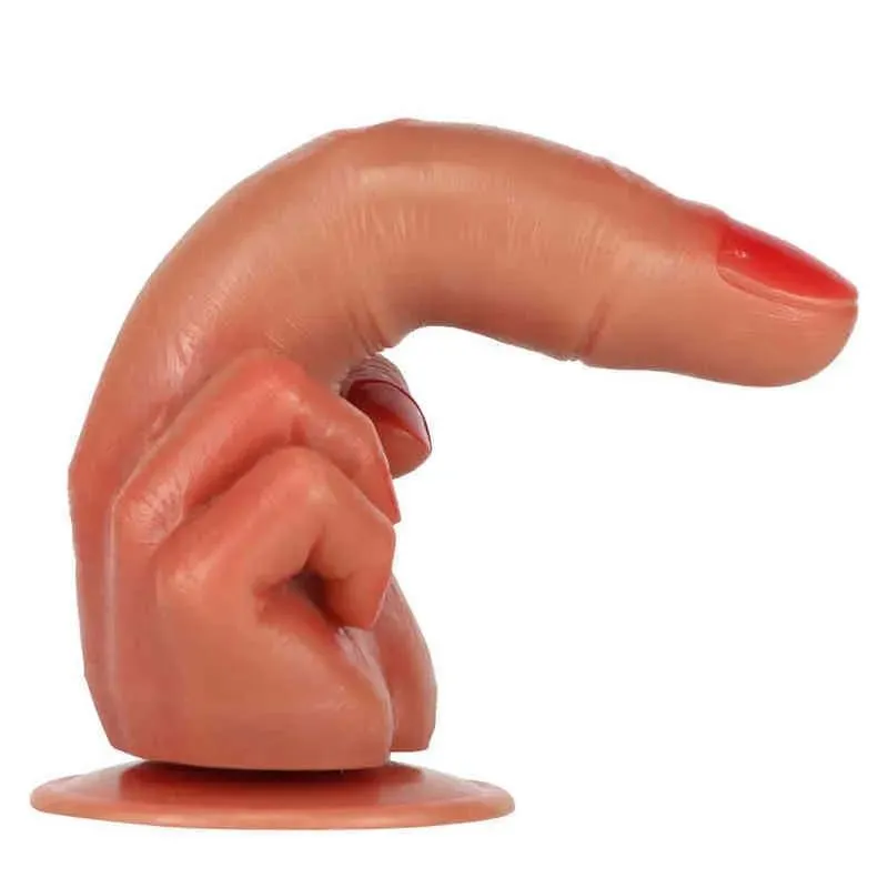 Dildo/Dong Dildo Morbido Doppio Strato Silcone Dildo Anal Plug Adulto Dito Medio Masturbazione Femminile Av Stick Massaggio Prostatico Giocattoli Del Sesso per Wo