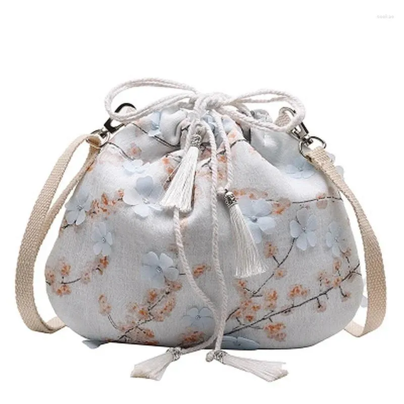 Borse da sera Portafoglio da fata in stile cinese Ricamo Hanfu Borsa a tracolla antica Moda femminile Primavera ed estate Piccola