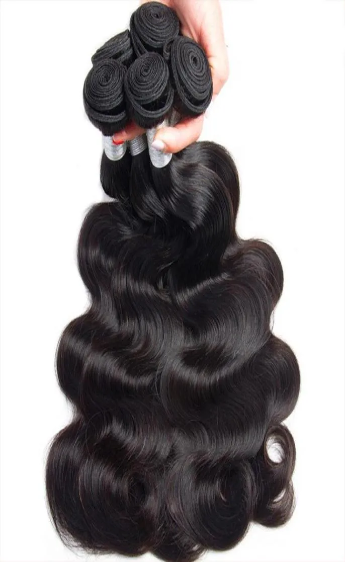 Whole Cheap 9A Brazilian Virgin Human Hair Bundles Body Wave 100 Remy Human Hair Good Quality Cuticle Aligned Virgin Hair Nat949262311547