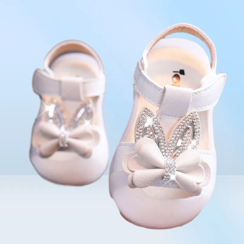 Sandały Summer Toddler Baby Kids Bowknot Małe dziewczynki Niemowlęta Bling Beach Shoe 6m 8m 10m 2 3 4 5 6 7 lat8594005