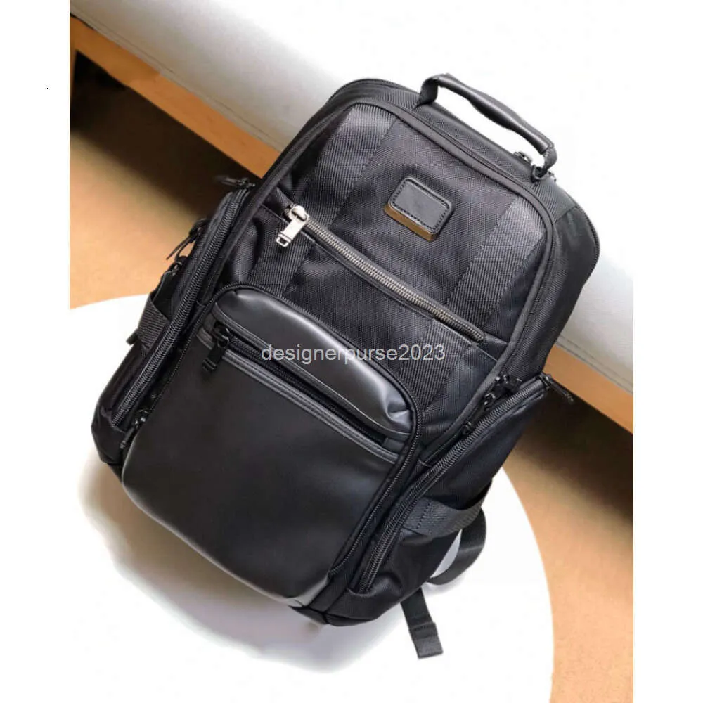 3 Tumiis Mens Designerシリーズバックパック男性Alpha BookBag Men's Sport Luxury Nylon Handbag Ballistic BlackファッションビジネスバックパックコンピューターバッグVme2