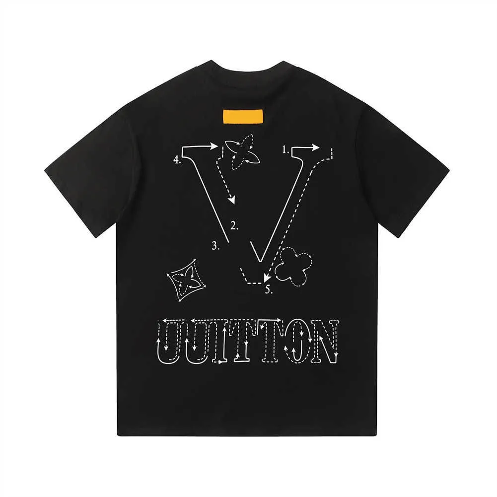 럭셔리 용품 Viutonity Shirt Tees 여성 셔츠 디자이너 티셔츠 코턴 상단 남자 캐주얼 셔츠 고급 럭셔리 Tshirts 의류 거리 반바지 소매 louiseity 셔츠 4213