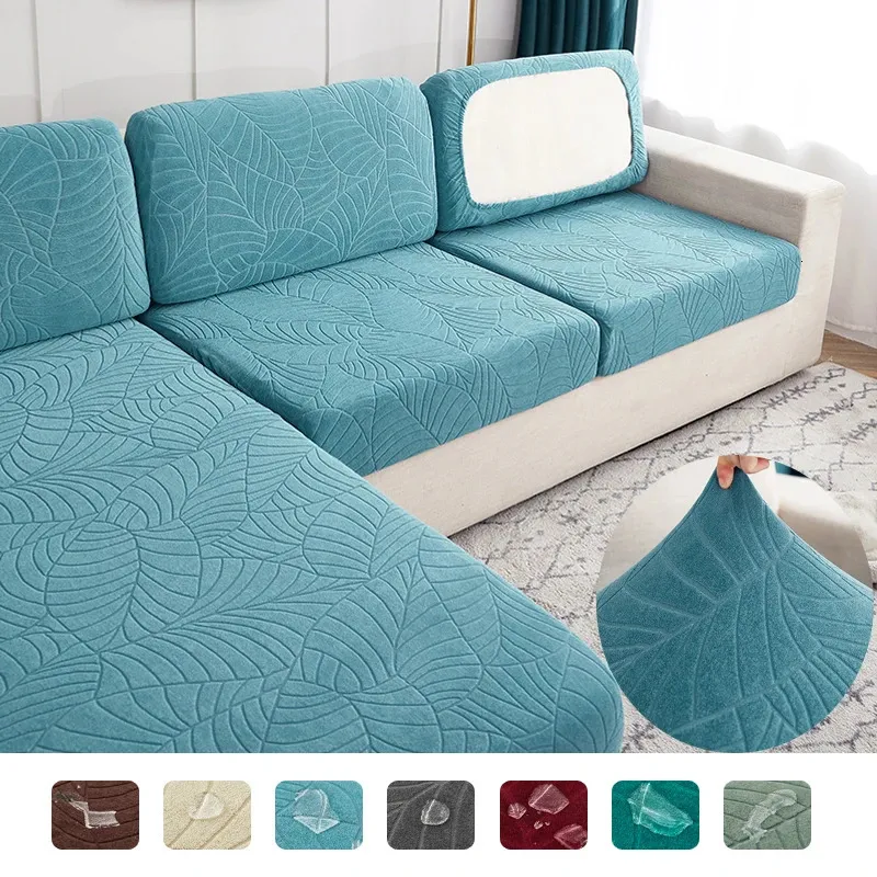 Impermeabile elasticizzato morbido cuscino del sedile Copridivano per cani Fodera per divano Cuscino per divano Protezione per mobili a tenuta stagna 240103
