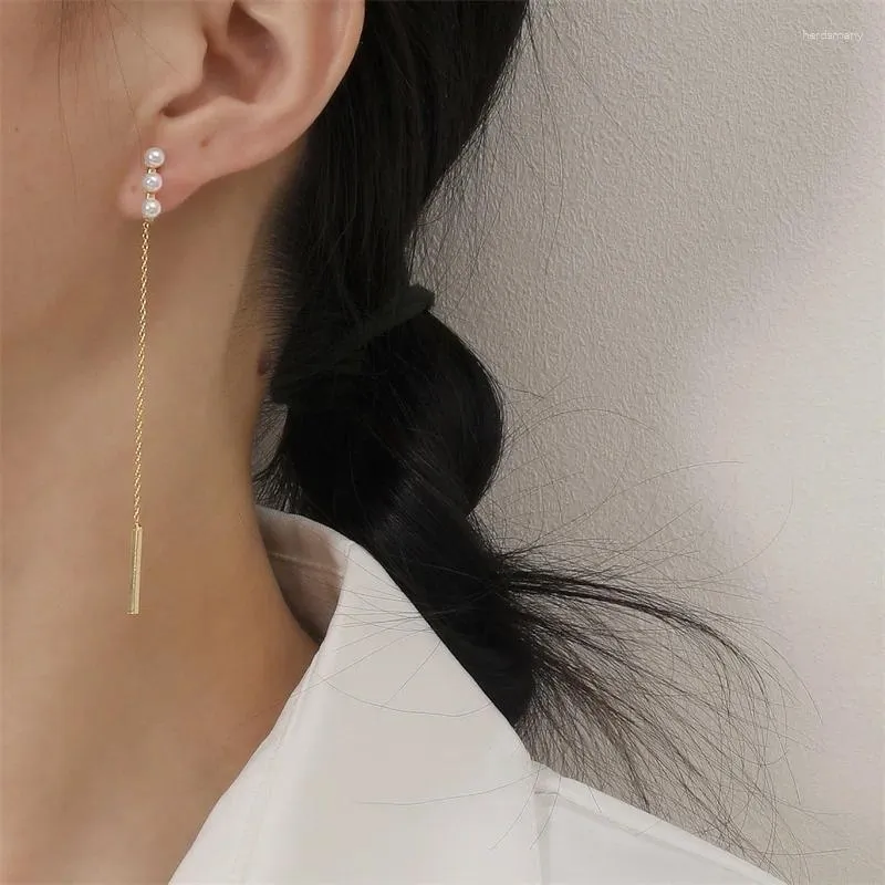 Stud Earrings Jewelry 2024 Long Fringe Line Ladies Fashionstud For Women Aretes Statement Wedding Gift