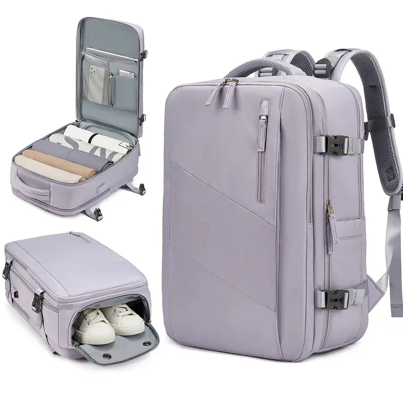 Multifunktionale Reisetasche Große Kapazität Rucksack Frauen Outdoor Gepäck Mochilas Hohe Qualität USB Lade y240117