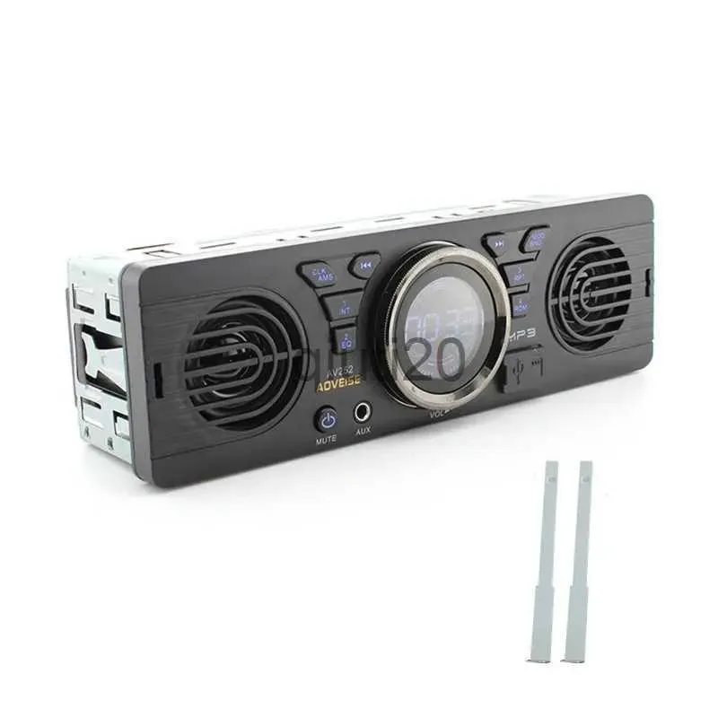 Haut-parleurs Haut-parleurs portables 124B 12V, lecteur Radio MP3 pour voiture, 2 haut-parleurs stéréo FM, Bluetooth, compatible 2.1 USB/TF x0707