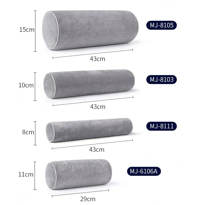 Travesseiro de algodão com memória, proteção para pescoço, coluna, lombar, pescoço, maternidade, para dormir, travesseiros ortopédicos 240103