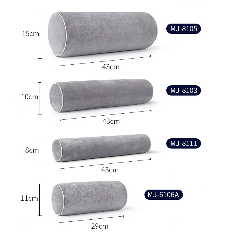 Almohada de algodón con memoria, almohada de cama, protección del cuello, almohada lumbar para la columna vertebral, almohada de maternidad para dormir, almohadas ortopédicas 240103