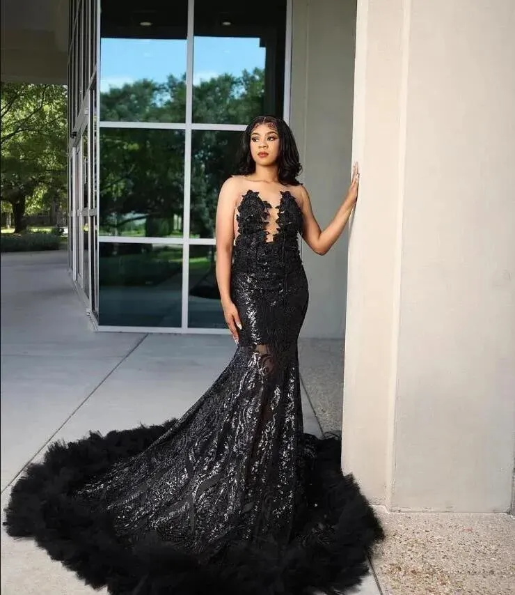 white christmas dresses Black Satin Sheath Spaghetti Straps Long Prom Dresses With Side Slit, MP859