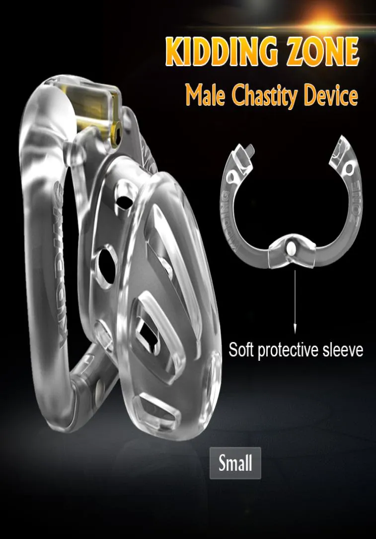 KIDDING ZONE 2020 nouvelle conception d'anneau ouvrable jouets sexuels Sissy Bondage dispositif de chasteté masculine trou d'aération Cage9686227