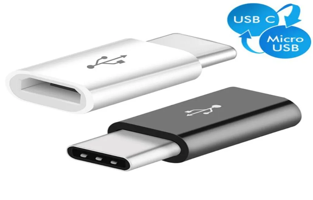 Mini adaptateur Micro USB femelle vers TypeC mâle OTG, transfert de données, convertisseur facile à utiliser pour téléphones mobiles Android 6470611