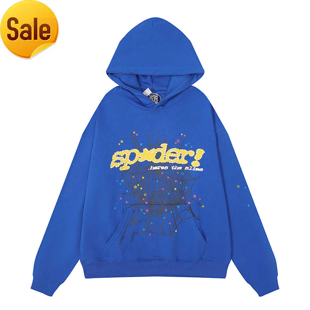 Sweats à capuche pour hommes Sweats à capuche pour hommes Sweats à capuche pour hommes Sp5der Sweats à capuche Young Thug Angel Woman Fashion 55555 Lettres Sweatshirts Casual Spider Web Sweat à capuche Puff Uret