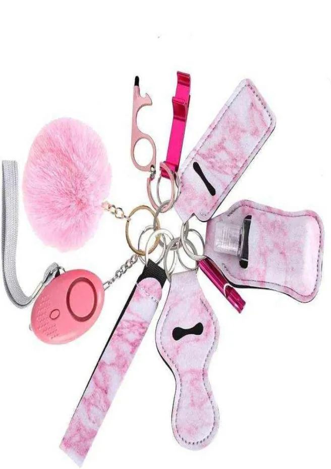 Keychain auto-défense de sécurité ensemble pour femmes fille personnelle alarme personnelle mini produit multi-genshin accessoires d'impact emo cadeau de Noël h17242396