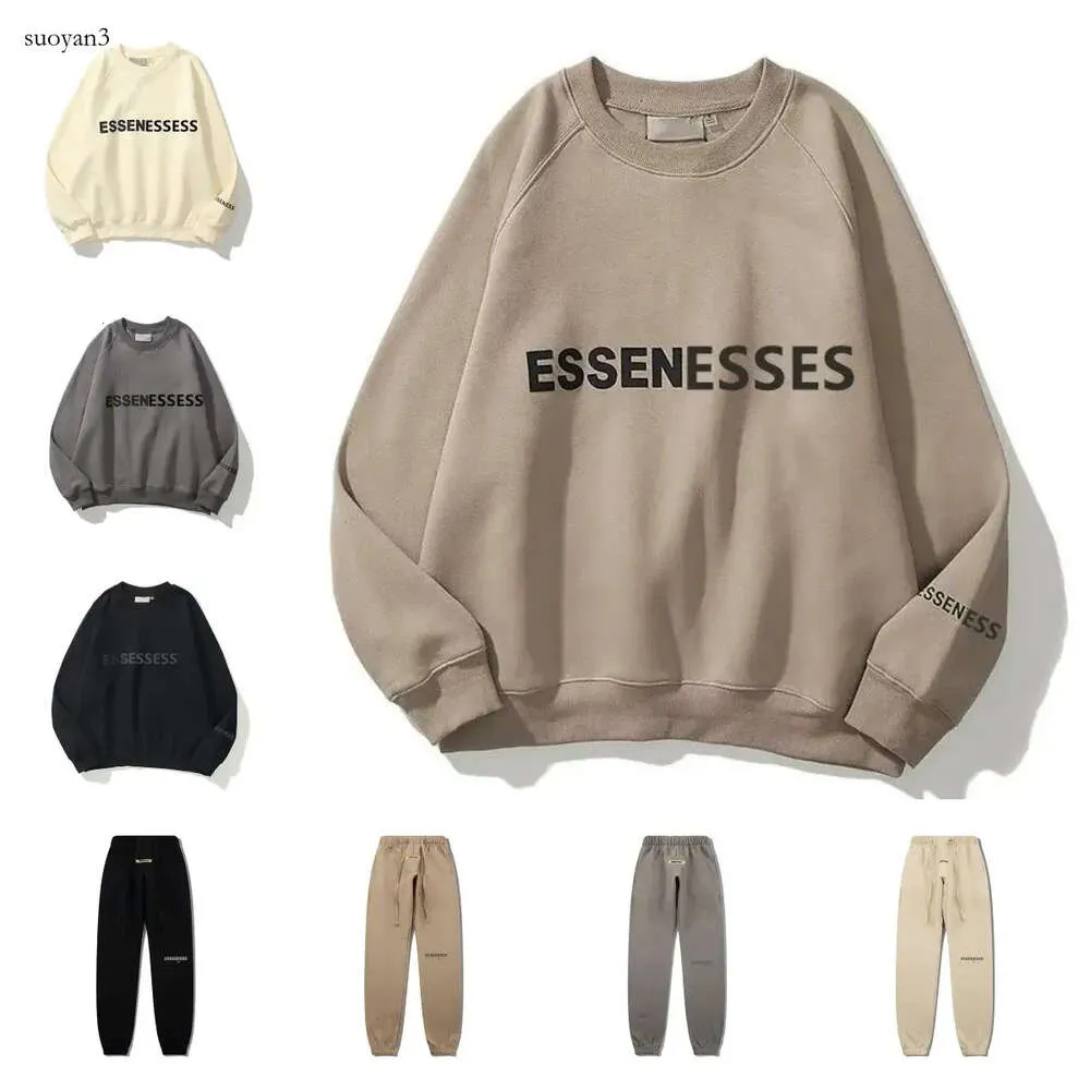 Essentialhoody 1977 Women Hoodies Men Essentialhoodies Pullover Tracksuit Sweat Suit Ess Warm Hooded Lovers Tops 3D Silicon Couples Clothing