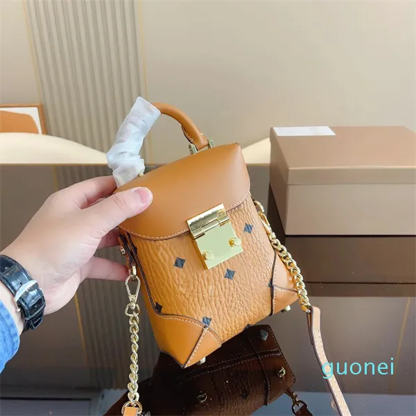 Coin Purses Collection Crossbody Bag Chain Cognac Family Mini Crossbody Leather Trendy Women's