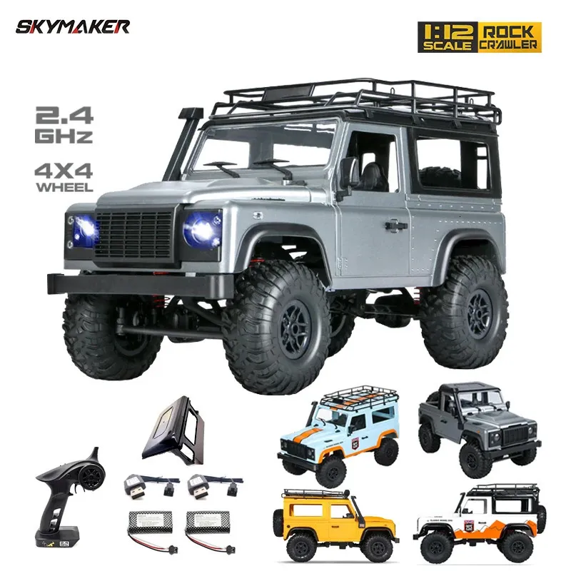 1/12 Scala MN Modello RTR Versione WPL RC Auto 24G 4WD MN99S Rock Crawler MN98 MN99 Defender Pickup Camion di Controllo Remoto giocattoli 240103