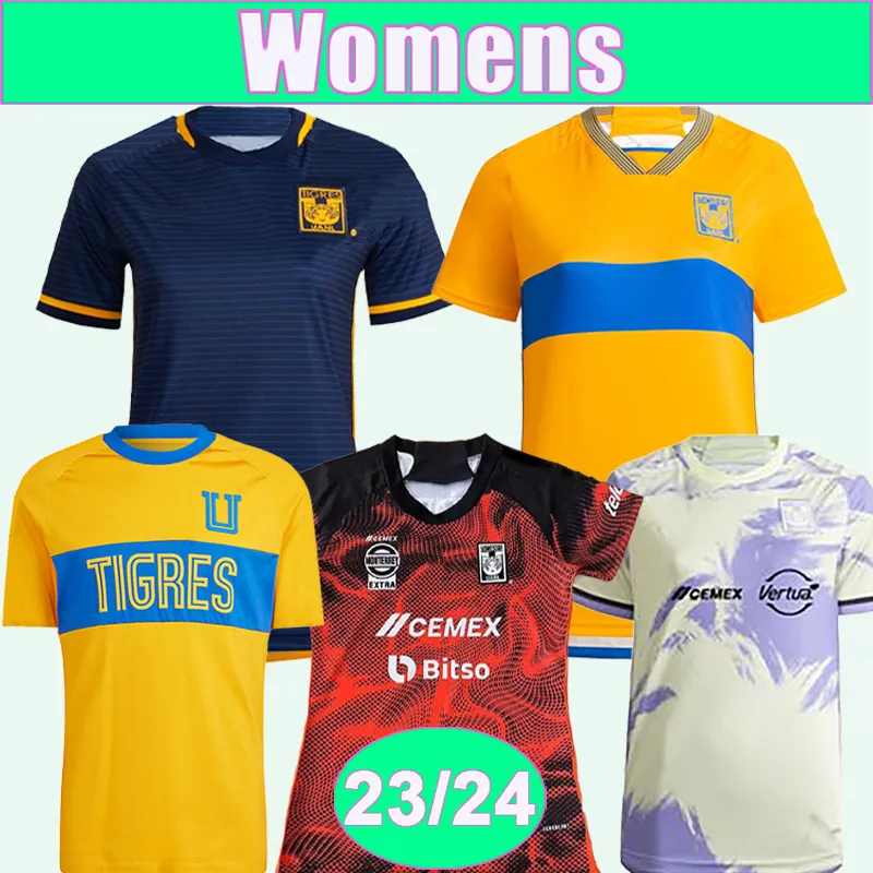 2023 UANL Tigres Womens Soccer Jerseys Home, Away & 3rd Special Edition
