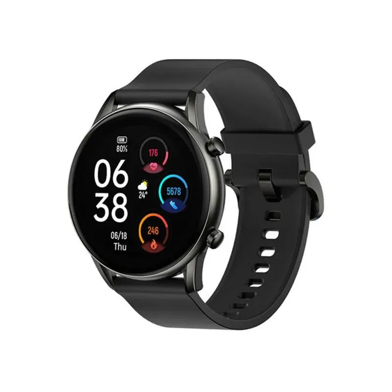 Regarde haylou hey ls10 smart bluetooth watch wearable surveillant la fréquence cardiaque sport somnolence watch