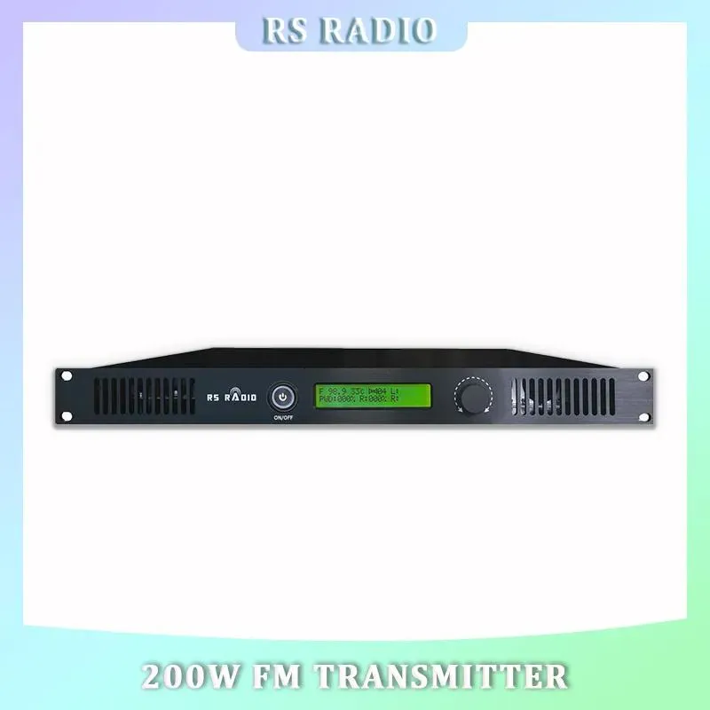 Transmissores 200W Transmissor FM Profissional 87,5108 MHz Longo Alcance para Igreja