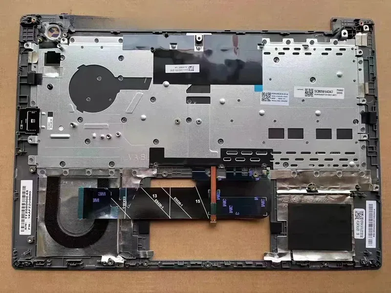 5M11C89153 For Lenovo 14e Chromebook Gen 2 Palmrest Assembly With Keyboard & Touchpad - Gray