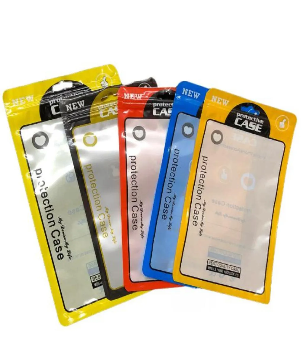 Poly Bags Clear Plastic OPP Packing Zipper Package Accessories PVC Retail Boxes Handtag för 47 55 tum iPhone Samsung Huawei Xia7742794