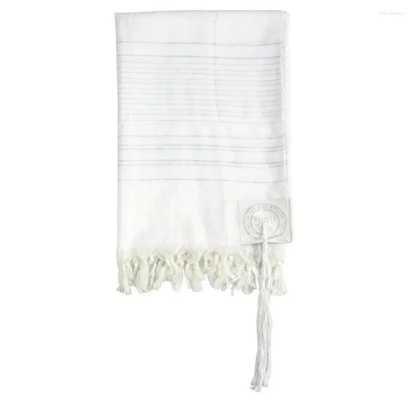 Sjaals Judaïca Israël Joodse Talit Wit Polyester Grote Maat Gebedssjaal Tallit9589451