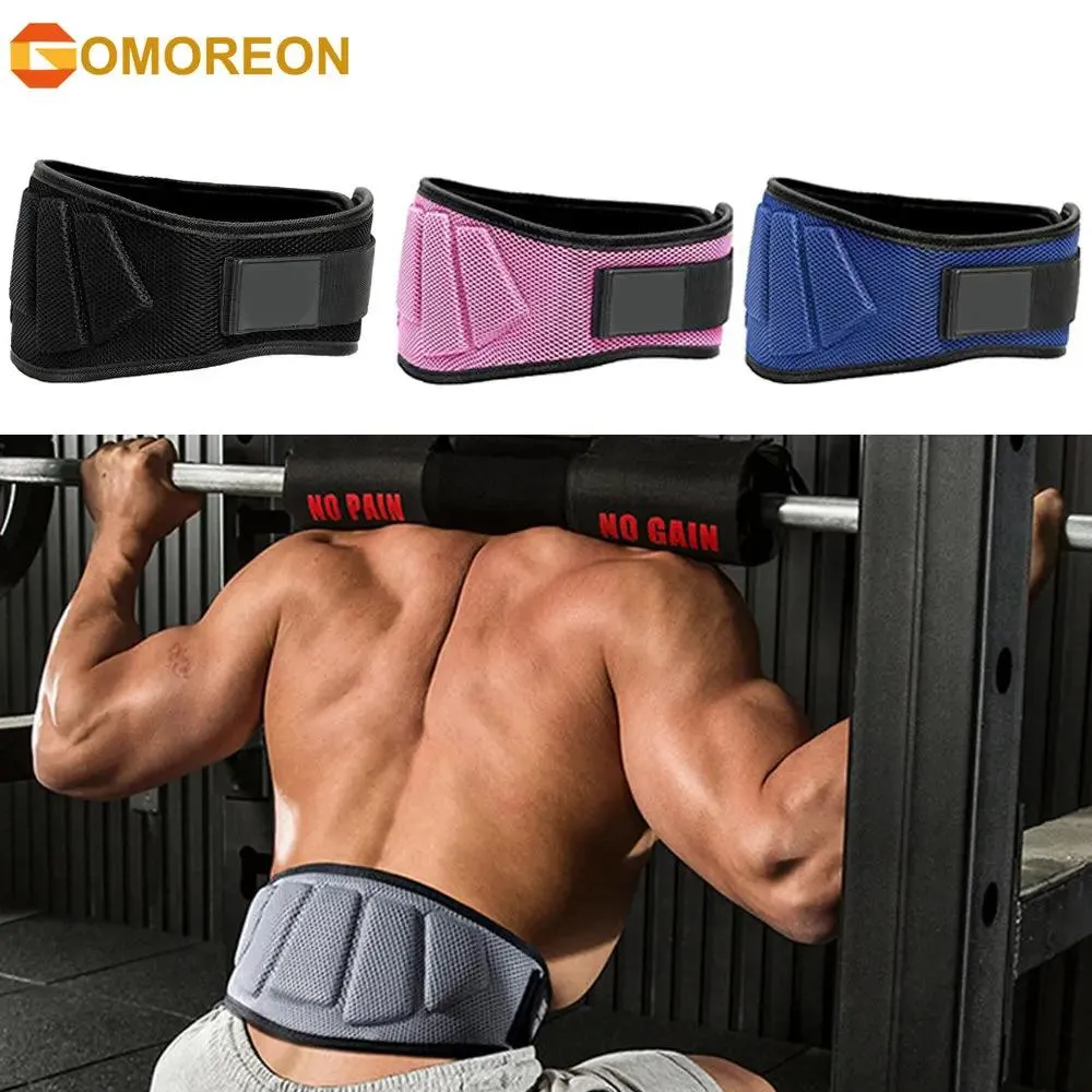 Pasek 1pcs Fiess podnoszący ciężar Pasek dla mężczyzn Woman trening Walk Train Trening Wsparcie Gym Squat Dip Power TALIST Brace