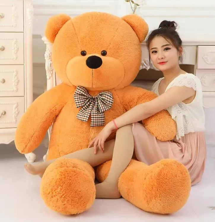 Animali Grande vendita grande orsacchiotto gigante di grandi dimensioni giocattoli di peluche animali peluche capretto bambini bambole amante giocattolo regalo di San Valentino per ragazze