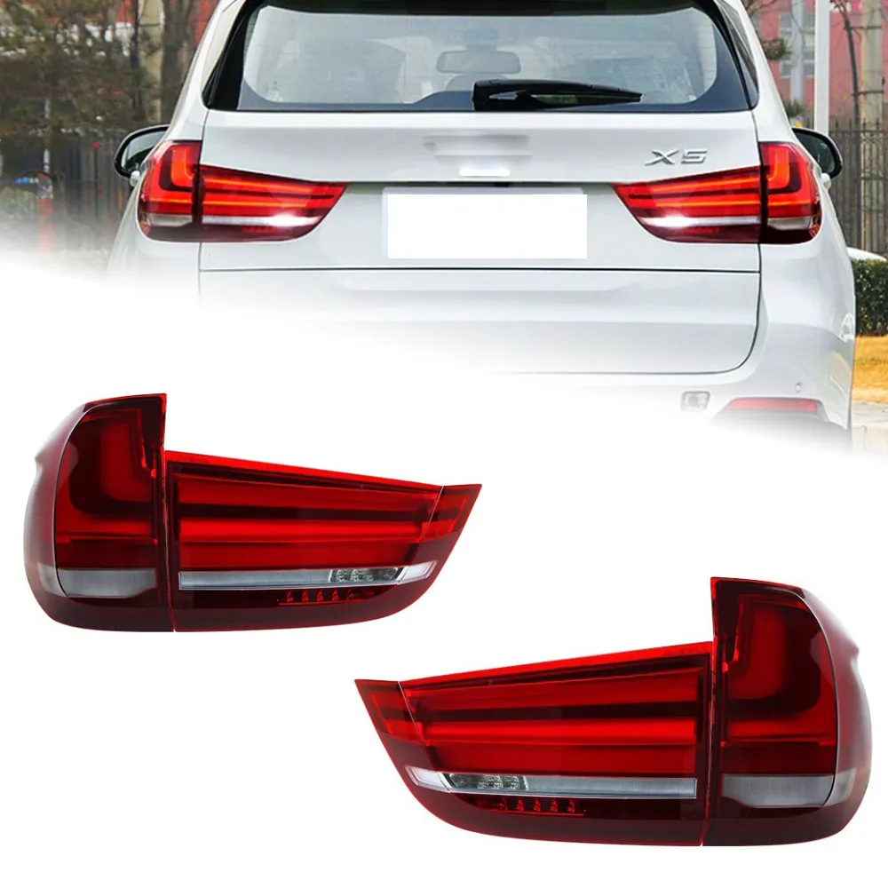 Auto-LED-Rücklicht für BMW X5 Rückleuchten 2014–20 18 F15 Rückleuchte Refit Dynamische Blinkerleuchte