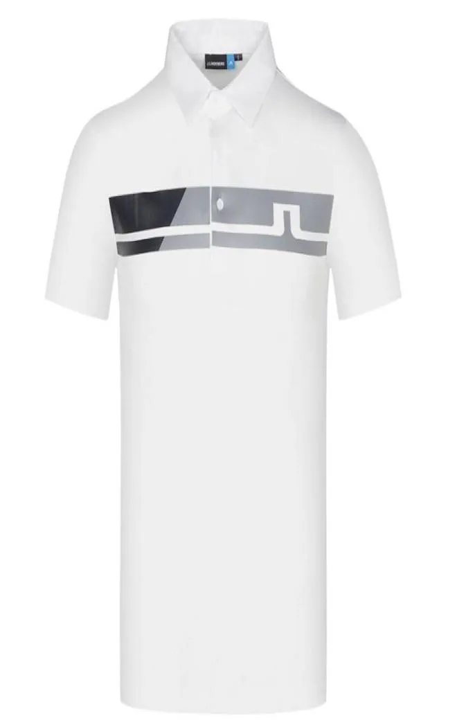 T-shirt da golf a maniche corte da uomo nuova primavera estate T-shirt da golf bianca o nera per abbigliamento sportivo per il tempo libero all'aperto SXXL nella scelta della nave9843485