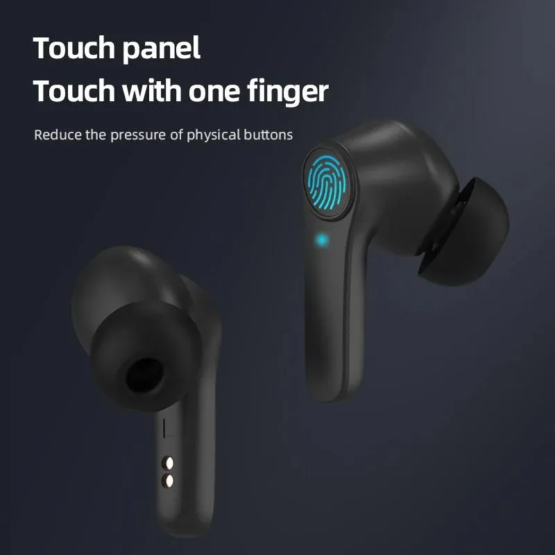 Kulaklıklar B11 ANC Aktif Gürültü Engelleme Bluetooth 5.0 Kulaklık TWS TRUE Kablosuz Kulak Hifi Ses Oyun Kulaklık Dokunma Kontrolü