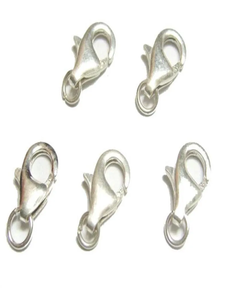 10 Stück 925 Sterling Silber Karabinerverschluss für DIY Handwerk Modeschmuck Geschenk W378878512