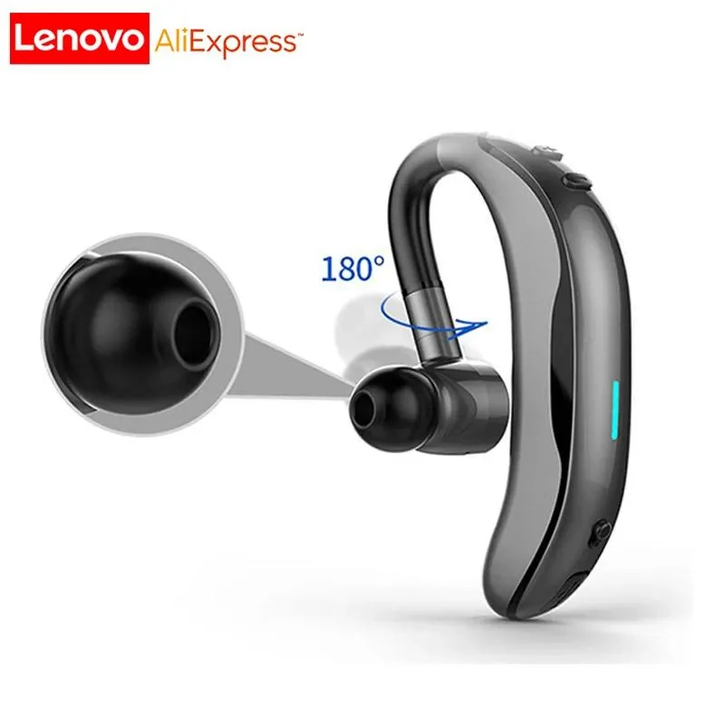 Écouteurs Original Lenovo BH1 Oreille suspendue Écoute sans fil TWS Business Bluetooth Coffre RECHARAGE VOITURE CONDUCTION SPORT