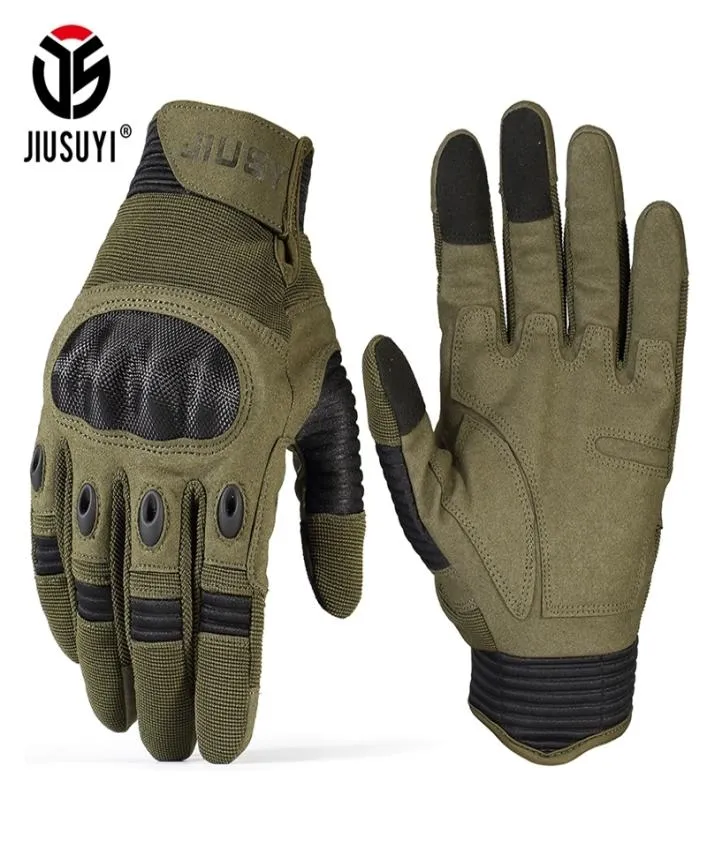 Gants tactiques militaires à écran tactile armée Paintball tir Airsoft Combat antidérapant dur Knuckle doigt complet gants hommes femmes Y25683331