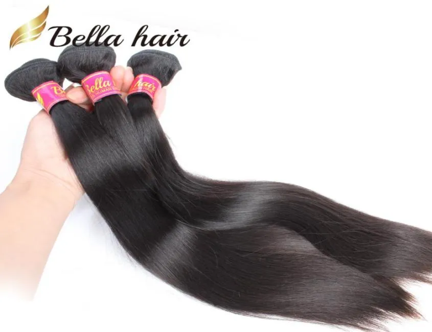 Bella Hair Factory – mèches brésiliennes entières 8A, cheveux indiens lisses et soyeux, malaisiens, cambodgiens, péruviens, Virgin7778071