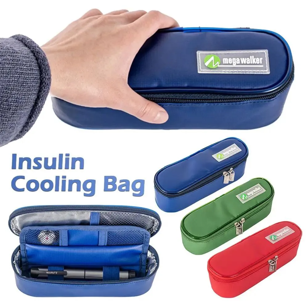 Braccialetto 1pc Nuova borsa refrigerante per insulina con gel Tasca per diabetici Isolamento termico portatile Oxford Pill Protector Dispositivo di raffreddamento impermeabile Medicla